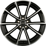 2DRV BY WHEELWORLD - WH28 SCHWARZ HOCHGLANZPOLIERT 8,5X19 LK:5/112 ET:45 ML:66,6